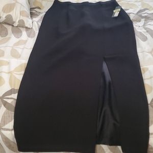 Women's pencil skirt, slit in it,silk lining